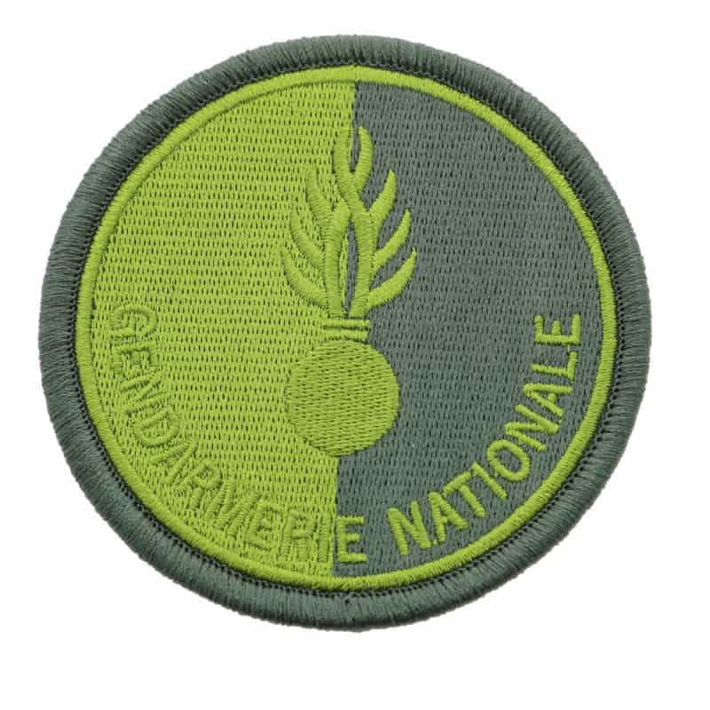 Ecusson tissu gendarmerie gendarmerie nationale vert - DMB - Us Adventure