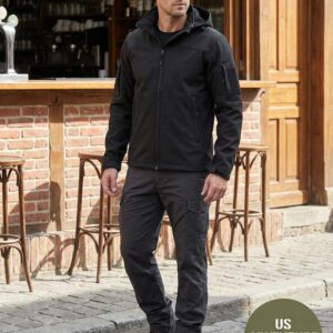 Veste Softshell Baroud trex noire - Ares