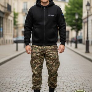 Sweat French forces noir - Ares