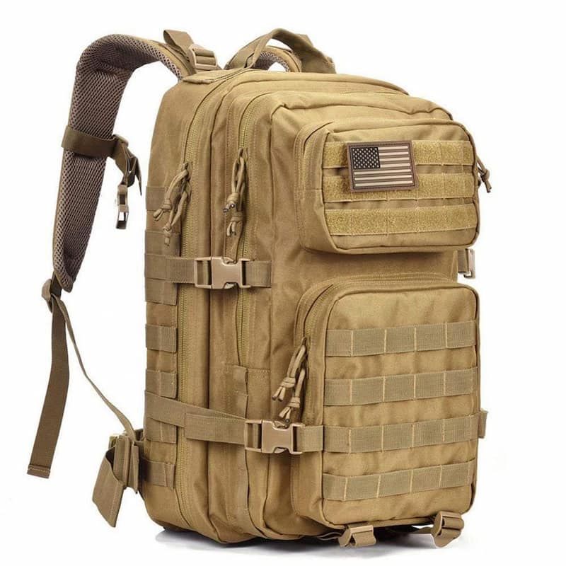 Sac à Dos Tactique 40 Litres tan