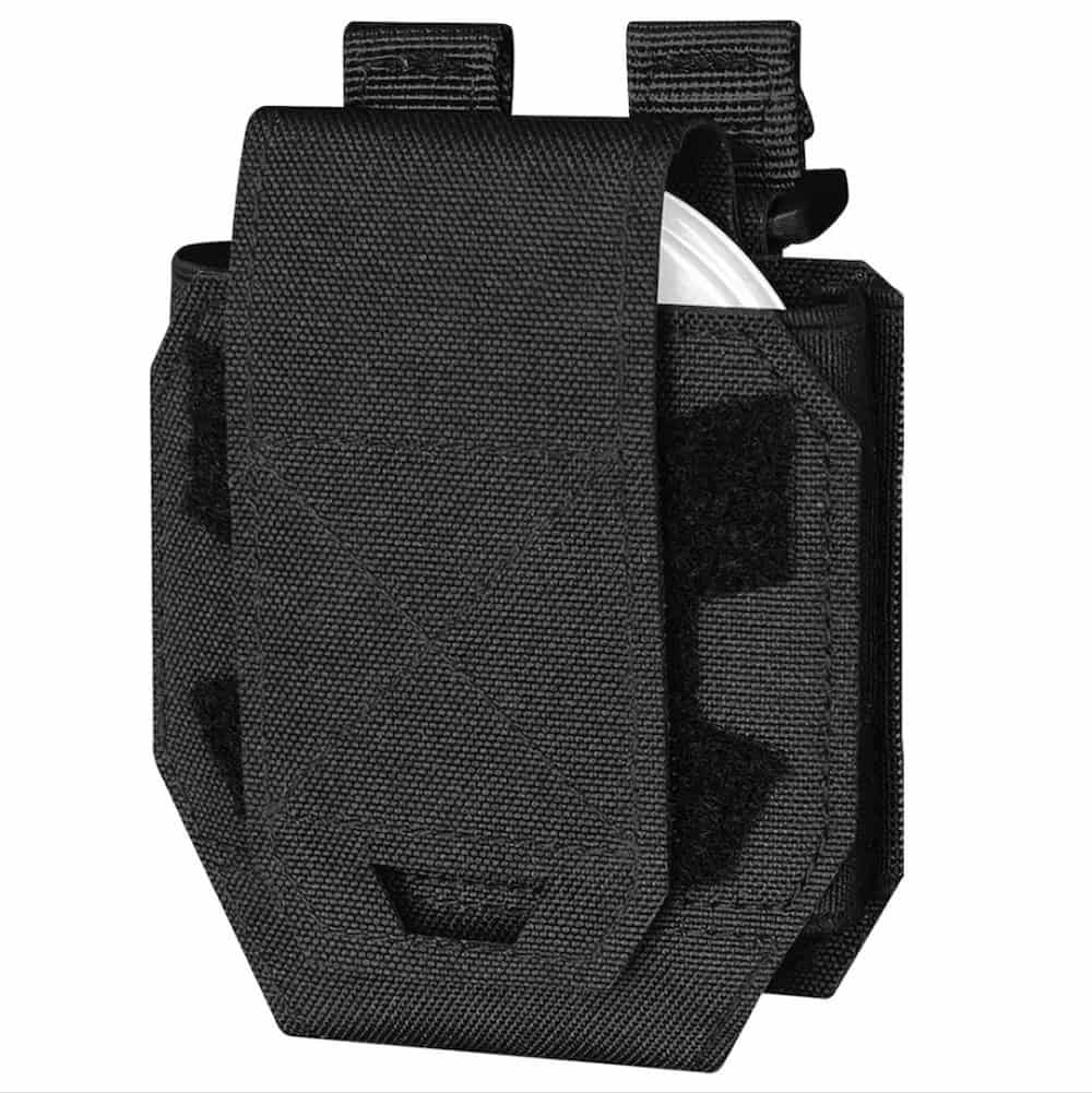 Porte menottes noir molle