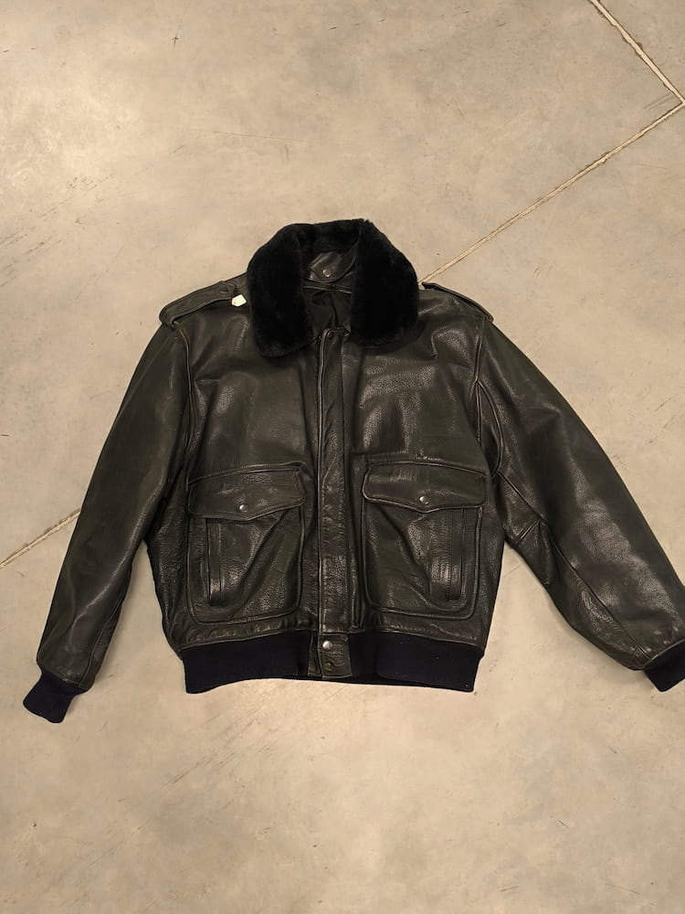 Blouson en cuir occasion XXL