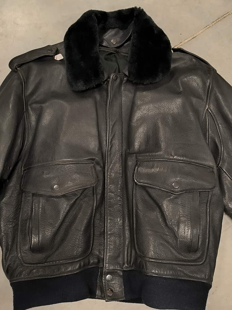 Blouson en cuir occasion XXL