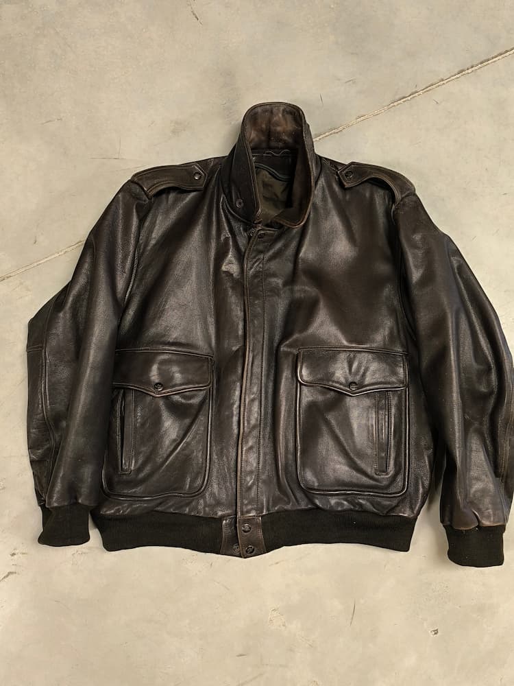Blouson en cuir MAC DOUGLAS occasion L