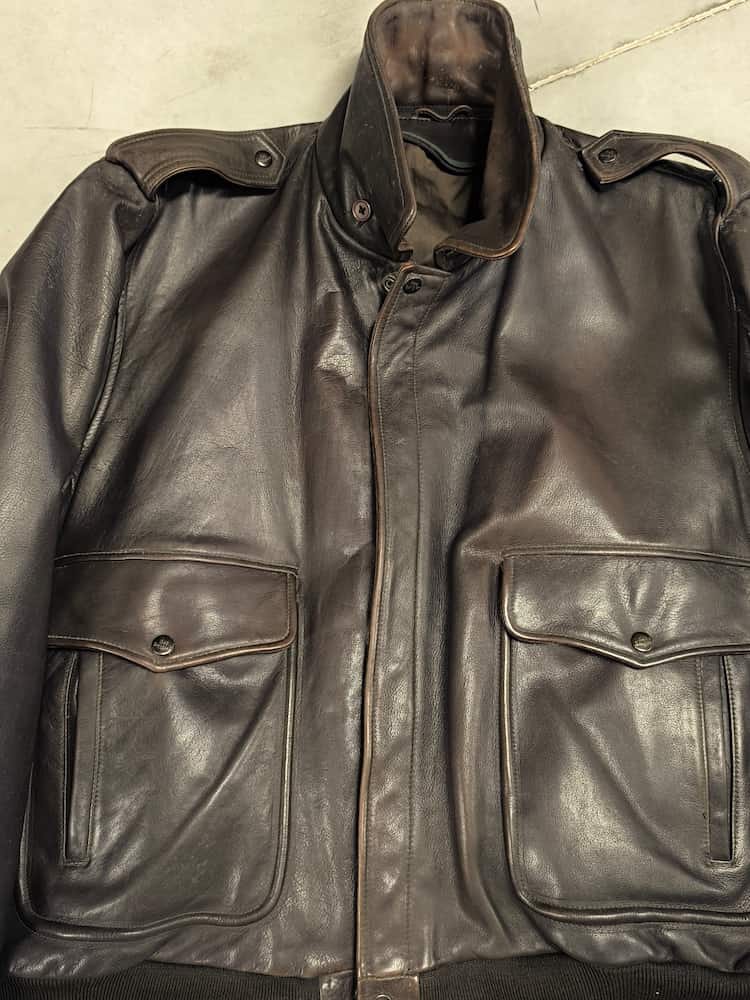 Blouson en cuir MAC DOUGLAS occasion L