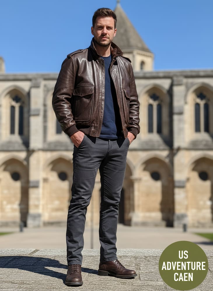 Blouson en cuir MAC DOUGLAS occasion L