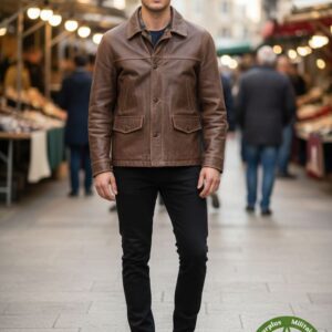 Blouson en cuir occasion M