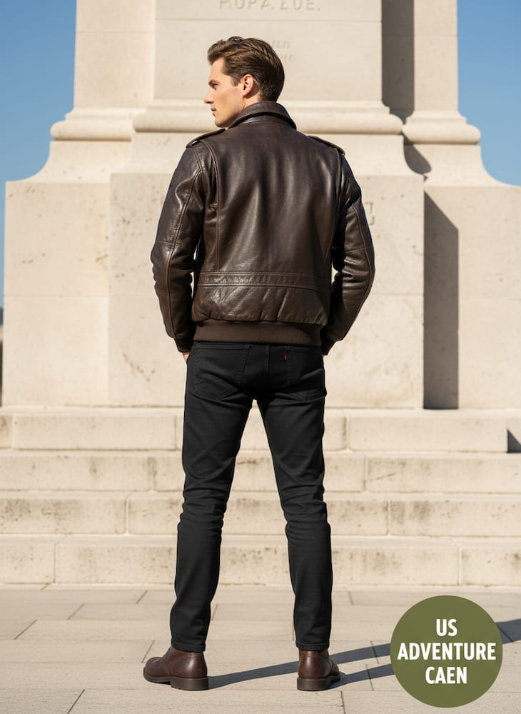 Blouson en cuir MAC DOUGLAS occasion L
