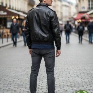 Blouson en cuir occasion XL