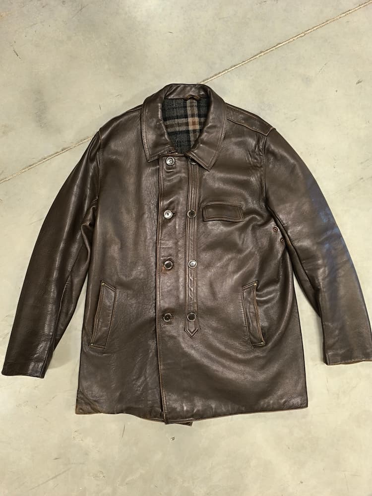 Blouson en cuir occasion XL