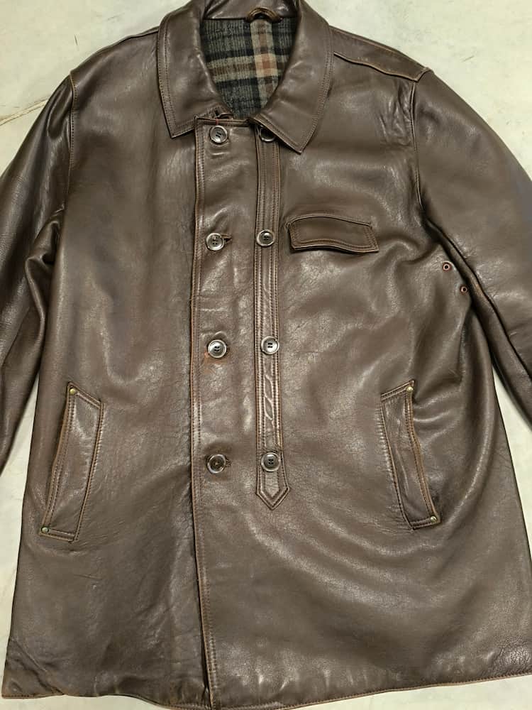 Blouson en cuir occasion XL