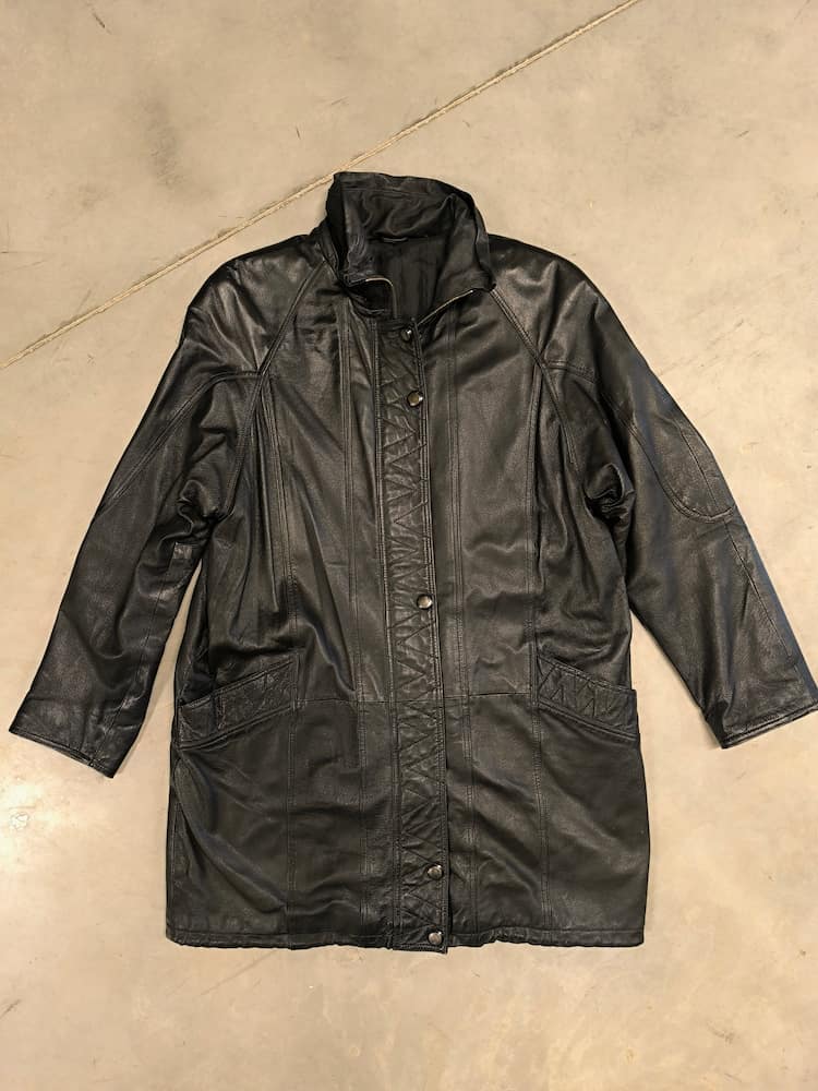 Blouson en cuir CANDA C&A occasion taille S