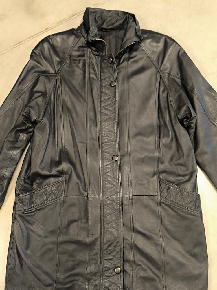 Blouson en cuir CANDA C&A occasion taille S