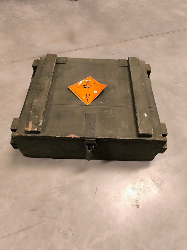 Caisse munition en bois