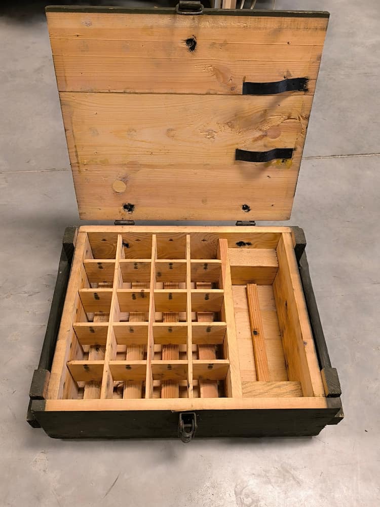 Caisse munition en bois
