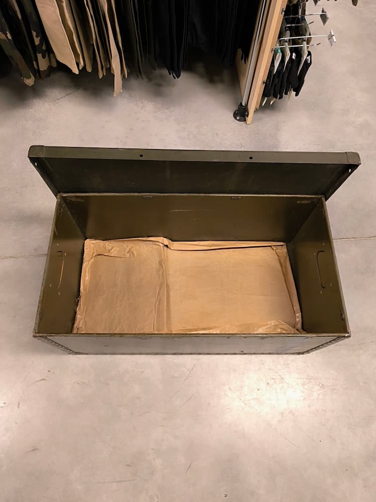 Caisse militaire métal US
