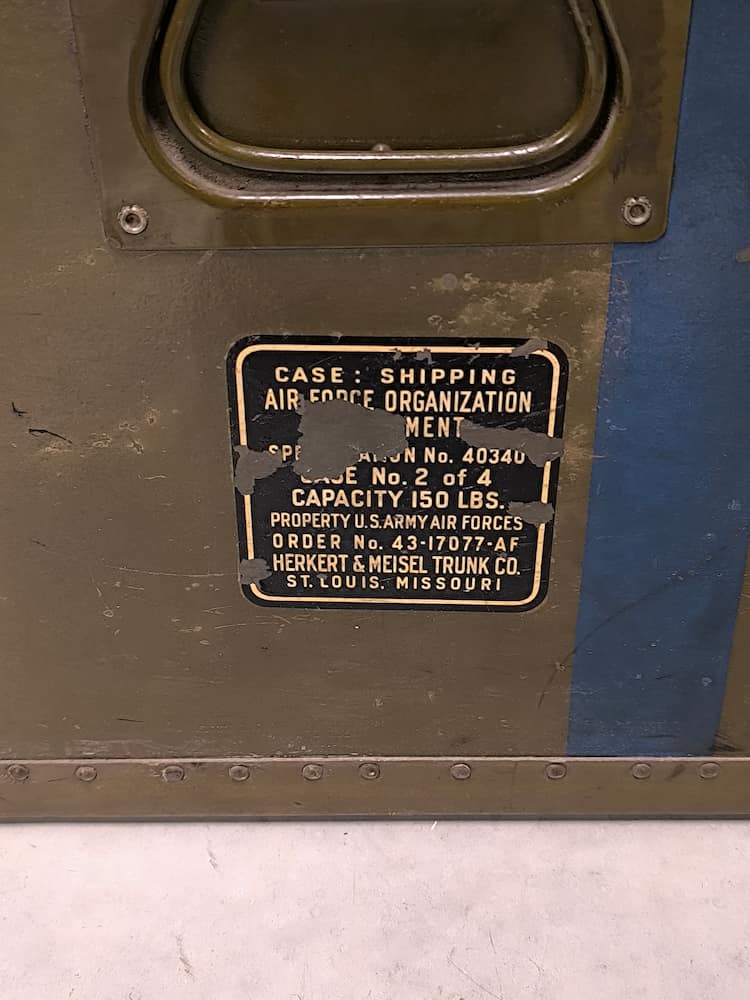 Caisse militaire métal US