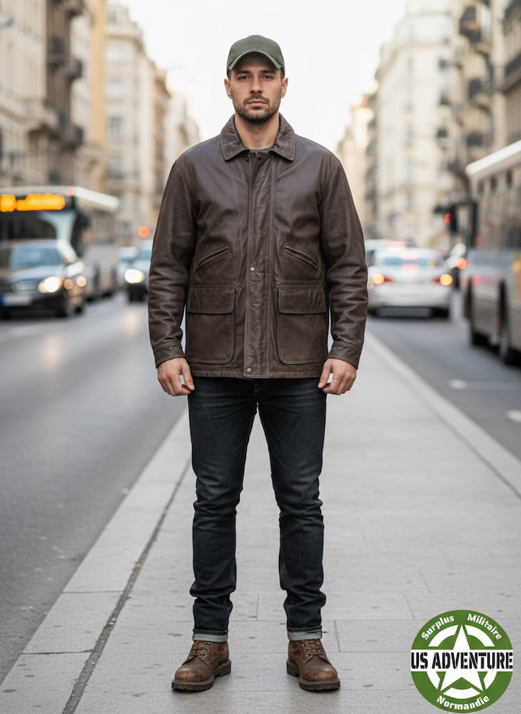 Blouson en cuir OAKWOOD occasion XXL