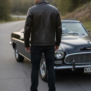 Blouson en cuir DEVRED occasion L