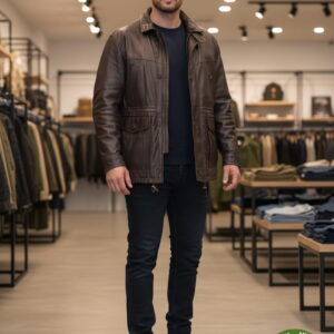 Blouson en cuir CRUSE occasion XL