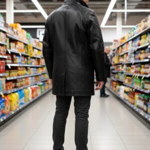 Blouson en cuir CANDA C&A occasion taille S