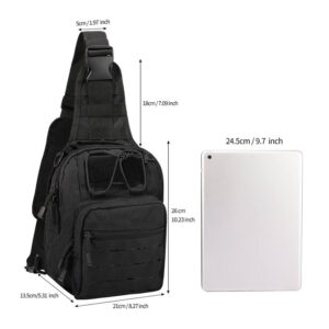 Sacoche bandoulière noire