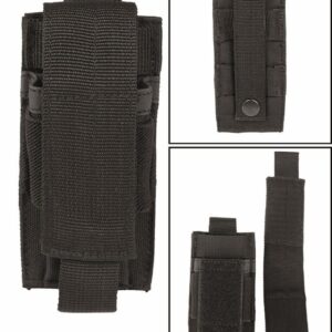 Porte chargeur simple 9mm molle Noir