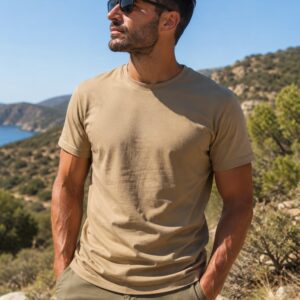 T-shirt tactique à séchage rapide tan
