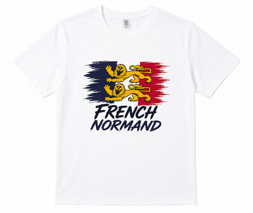 T-shirt blanc French Normand