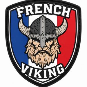 Ecusson patch pvc French Viking