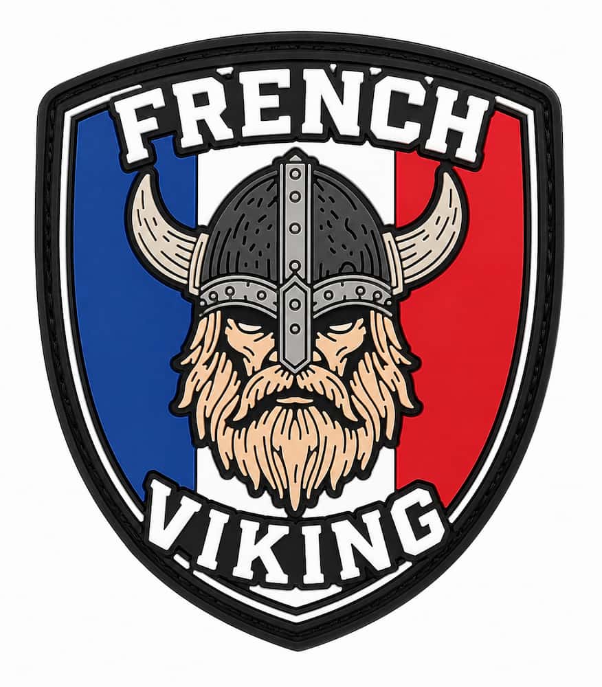 Ecusson patch pvc French Viking