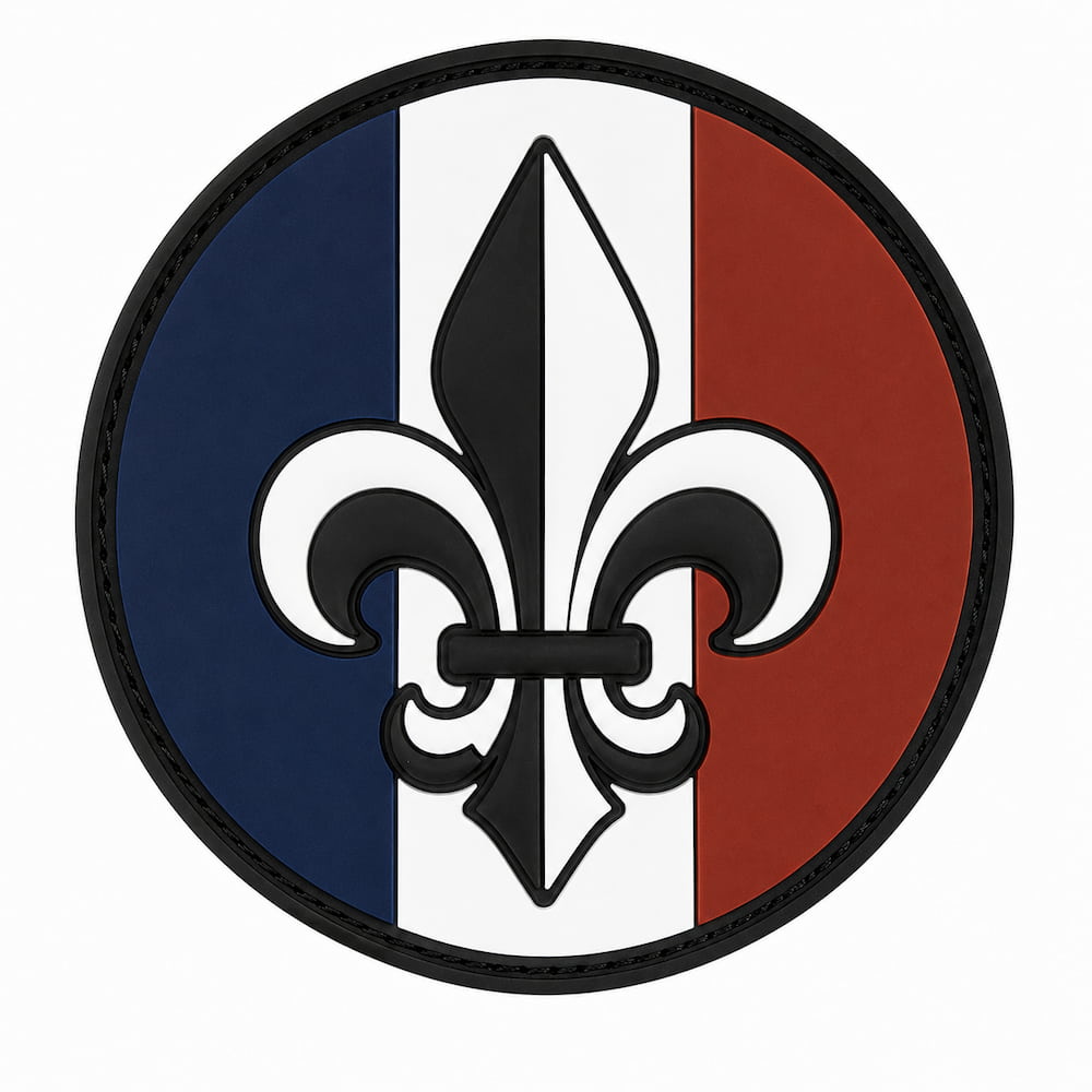 Ecusson patch pvc France Fleur de Lys