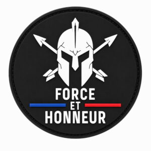 Ecusson patch pvc Force et Honneur
