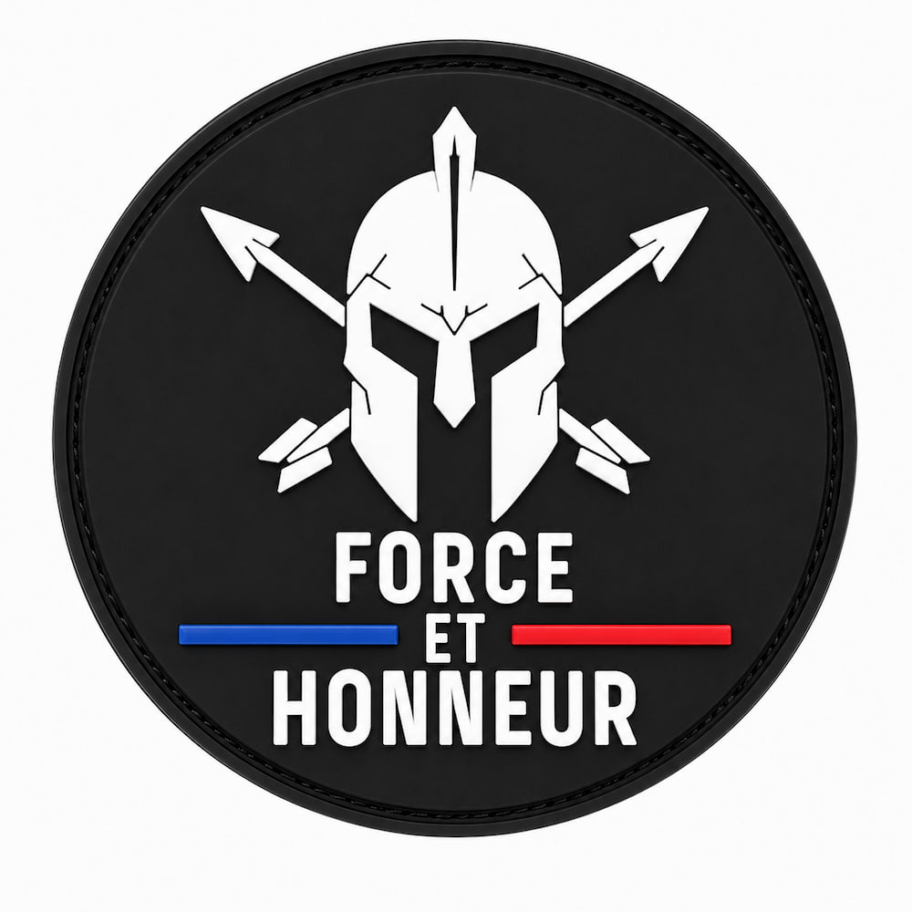 Ecusson patch pvc Force et Honneur