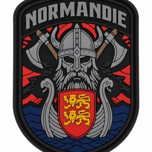 Ecusson patch pvc Normandie Viking