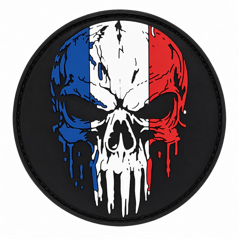 Ecusson patch pvc France Punisher