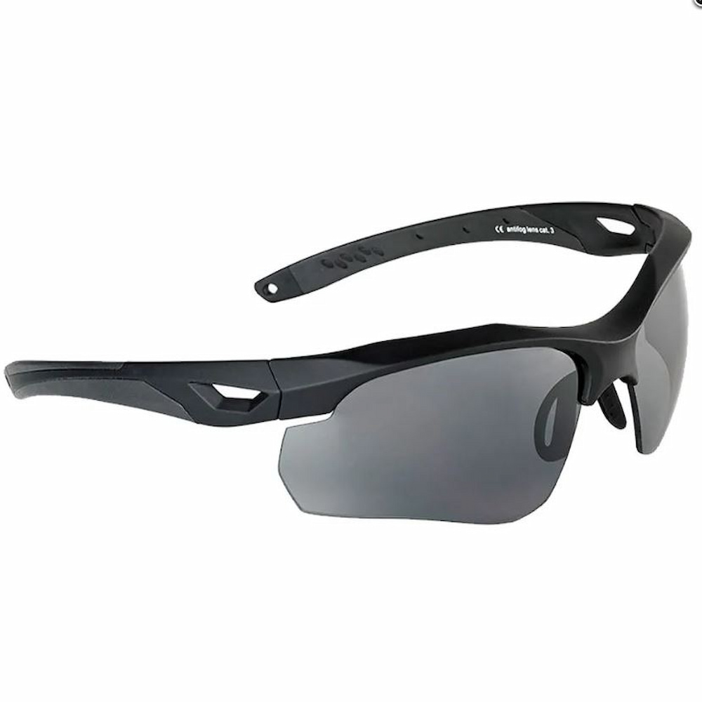 Lunettes de protection balistiques Lancer noire- Swisseye