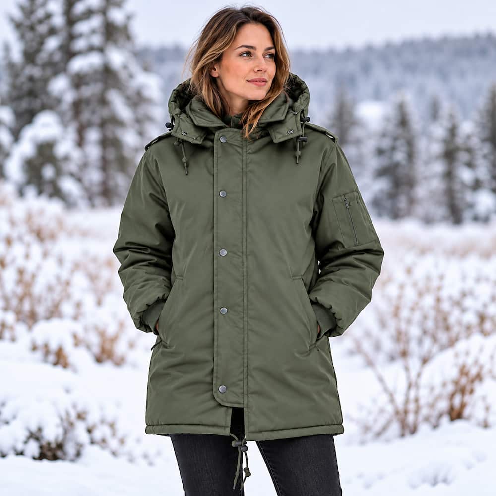 Parka kaki hiver